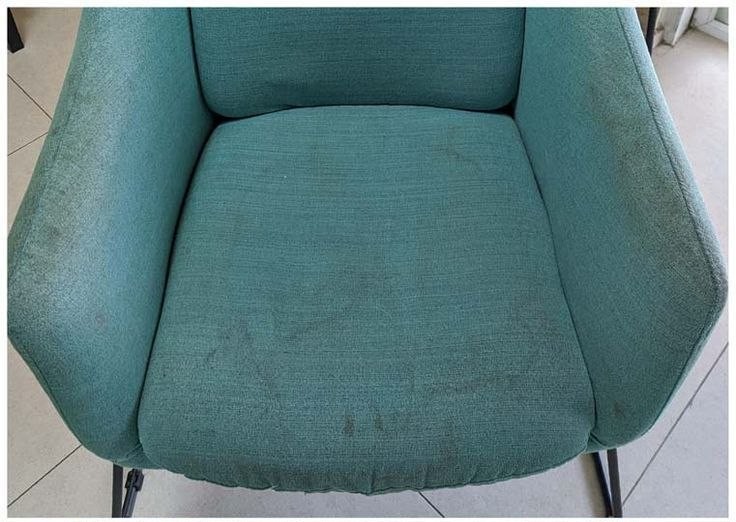 Armchair before upholstery cleaning in Amherst, NY